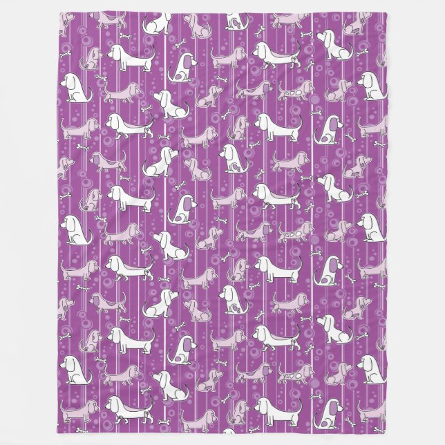 Moderne Anlagen Fleecedecke (Vorderseite)