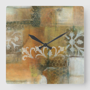 Moderne Anmerkung II Quadratische Wanduhr