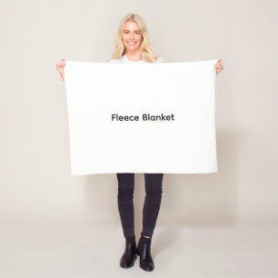 Moderne Anpassung mit Ihrem Foto oder Text Fleecedecke