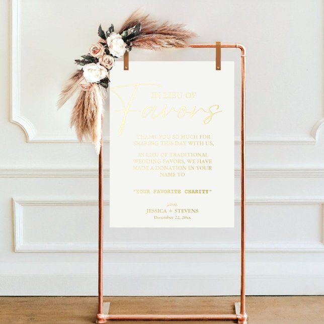 Moderne anstelle von favorisierten Hochzeitsspende Foliendrucke (Von Creator hochgeladen)