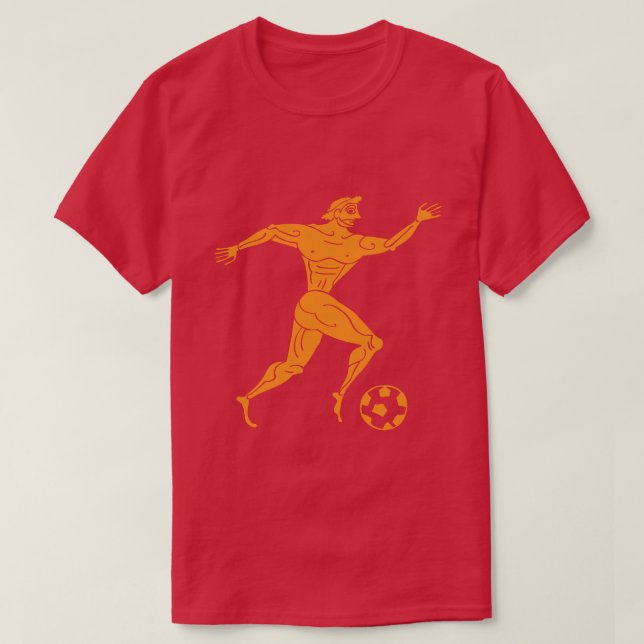 Moderne antike Olympianer Fußball T-Shirt (Design vorne)