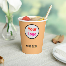 MODERNE ANZEIGEN IHR Logo für Ihre Texttaschen Pappbecher