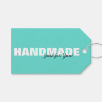 Moderne Aqua Handmade just for You Hanging Gift Ta