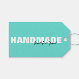 Moderne Aqua Handmade just for You Hanging Gift Ta Geschenkanhänger