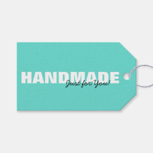 Moderne Aqua Handmade just for You Hanging Gift Ta Geschenkanhänger