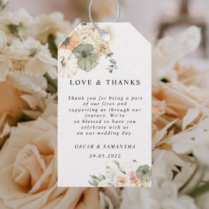 Moderne Aquädukte und Blume Geschenkanhänger