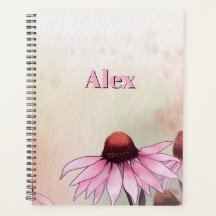 Moderne Aquarell-Dazy-Blumen & personalisieren