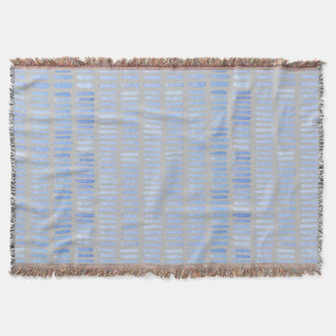 Moderne Aquarellblau Schlaganfälle auf Grau Decke