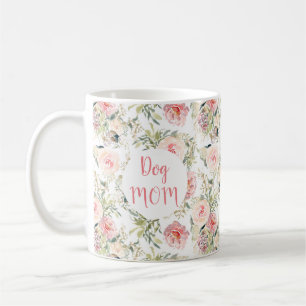 Moderne Aquarellblumen botanisch Kaffeetasse