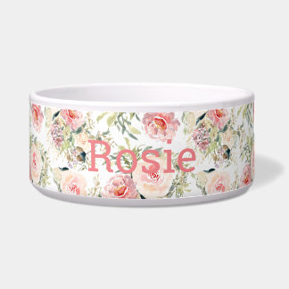 Moderne Aquarellblumen botanisch Napf