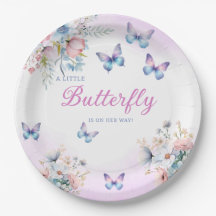 Moderne Aquarellbrötchen Flora Babydusche