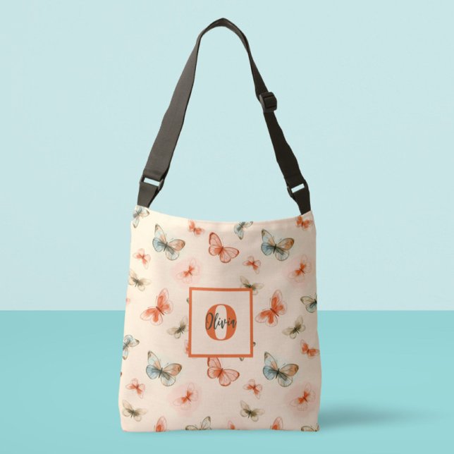 Moderne Aquarellbutterfische Tragetaschen Mit Langen Trägern (Von Creator hochgeladen)