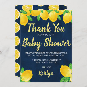 Moderne Aquarellendusche Tree Baby Dusche Dankeskarte