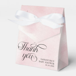 Moderne Aquarellfarbe Rosa Cloud Nine Baby Dusche Geschenkschachtel