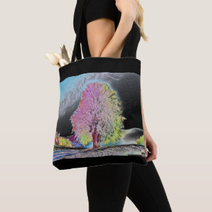 Moderne Aquarellfarben mit bunten, schneebedeckten