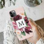Moderne Aquarellfarben Mit Monogramm iPhone 11Pro Max Hülle<br><div class="desc">Moderne Aquarellfarben Mit Monogramm</div>