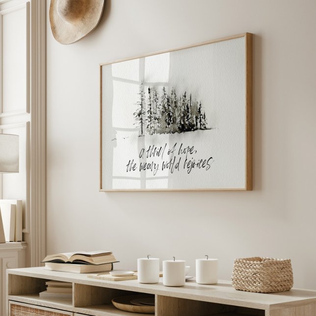 Moderne Aquarellfarben und Hope Poster (Von Creator hochgeladen)