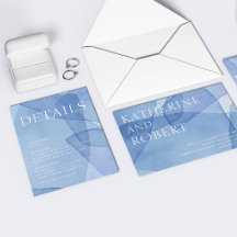 Moderne Aquarellformen Hochzeitsdetails