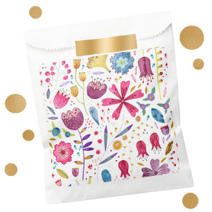 Moderne Aquarelltasche Geschenktütchen
