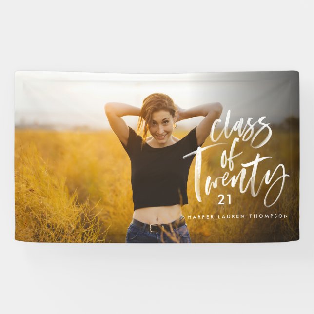 moderne Aquarelltypografie-Foto Banner (Horizontal)