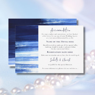 Moderne Aquarellwaschkabine Begleitkarte