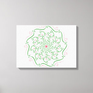 Moderne arabische Kalligraphie - Künstlerisches sa Leinwanddruck