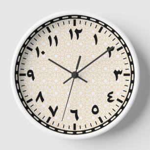 Moderne arabische Wohngestaltung Uhr