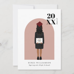 Moderne Arch Die Tassel war eine Graduierungsparte Einladung