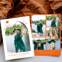 Moderne Arch Graduates Double Graduation Party