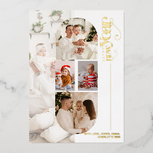 Moderne Arch Happy New Year Schrift Foto