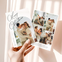 Moderne Arch Script Frohe Weihnachten