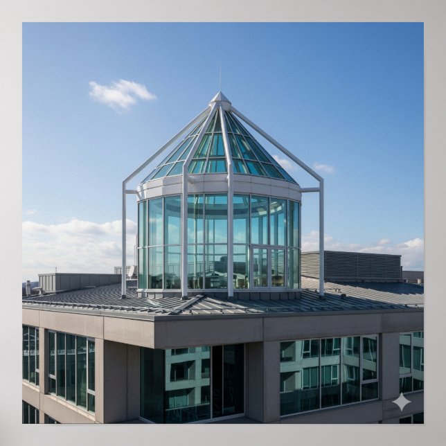 Moderne Architektur Cupola Poster (Vorne)