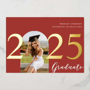 Moderne Architektur   Folien-Foto-Abschlussankündi Folieneinladung