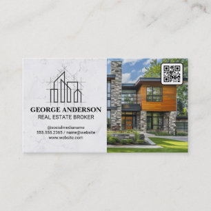 Moderne Architektur Immobilien Visitenkarte