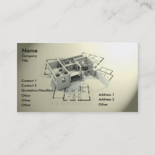 Moderne Architektur Visitenkarte