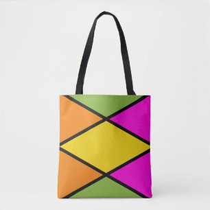 Moderne Argyle-Muster-Tasche