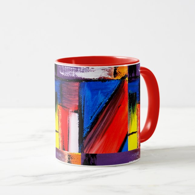 Moderne Art Coffee Tasse (VorderseiteRechts)