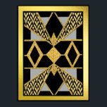 Moderne Art Deco Geometrie Poster<br><div class="desc">Ich habe dieses Poster in Schwarz,  Grau und Gold kreiert. Ich habe es als modernes Deko-Design bezeichnet,  weil es ein moderner Kunstbegriff für Deko ist. Ich Liebe,  wie es sich herausgestellt hat und denke,  es würde gut aussehen auf einem Rahmen als Druck für Ihre Wand bei Zuhause.</div>