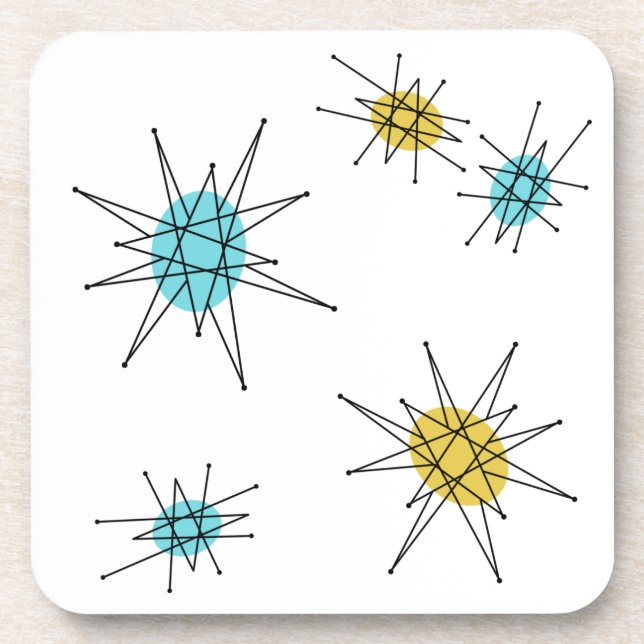 Moderne Art der Mitte des Jahrhunderts, Getränkeuntersetzer (Vorderseite)