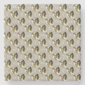 Moderne Art Floral Pattern - Lebhaft und harmonisc Steinuntersetzer