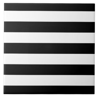 Moderne Art-Schwarzweiss-Streifen Fliese