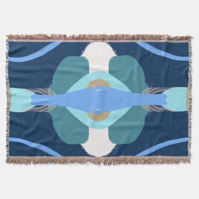 Moderne Art Überraschung Boy Gold Lettering Baby D Decke (Vorderseite)