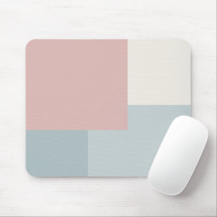 Moderne ästhetische abstrakte Farbblock-Mauspad Mousepad