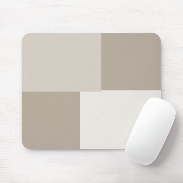 Moderne ästhetische abstrakte Farbblock-Mauspad Mousepad (Mit Mouse)