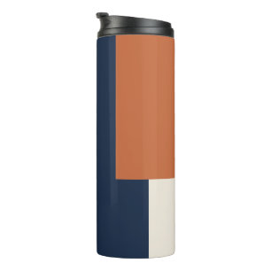Moderne Ästhetische Abstrakte Farbblock-Tumbler Thermosbecher