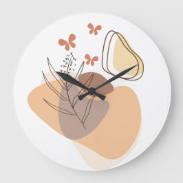 moderne ästhetische Formen Große Wanduhr