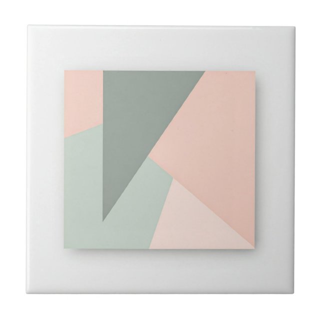 "Moderne Ästhetische Quadratziegel" Fliese (Vorderseite)