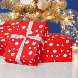 Moderne ästhetische rote Geschenkpapier Rolle