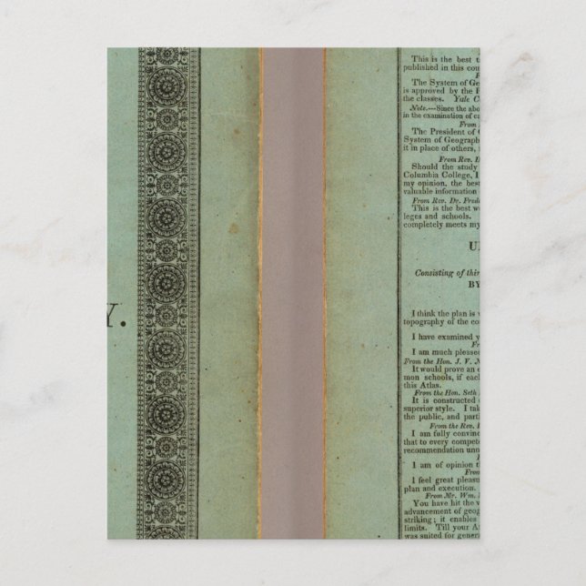 Moderne Atlas Postkarte (Vorderseite)