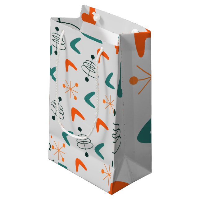 Moderne Atombombe des Mittelalters Kleine Geschenktüte (Vorderseite Schrägansicht)